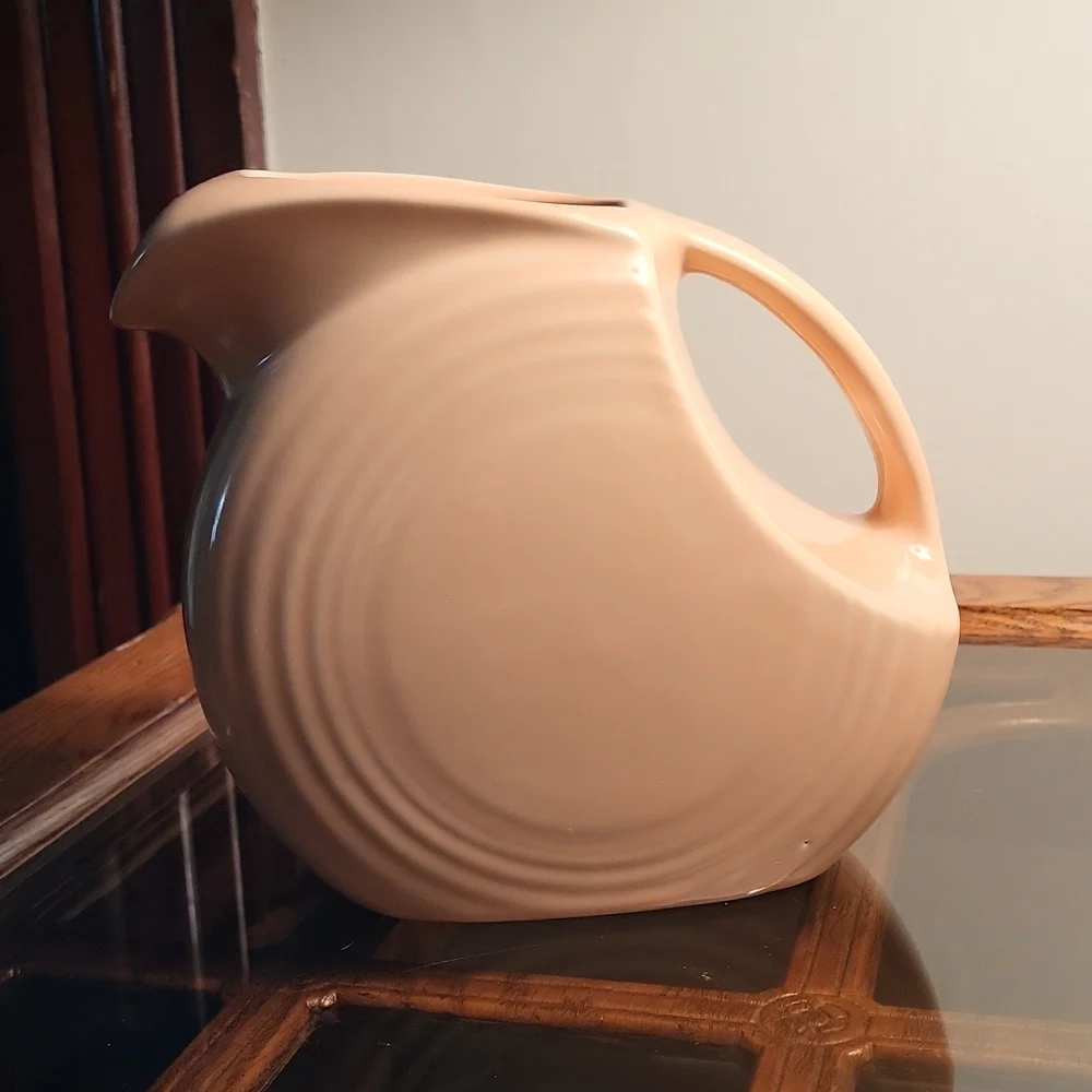 Fiestaware APRICOT LARGE Disk Pitcher